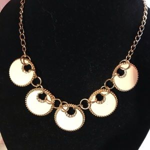Wonderful winsome white wearable necklace